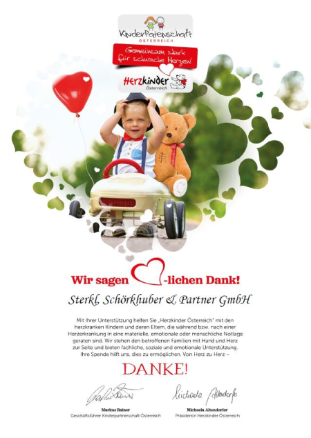 Urkunde Herzkinder 2023