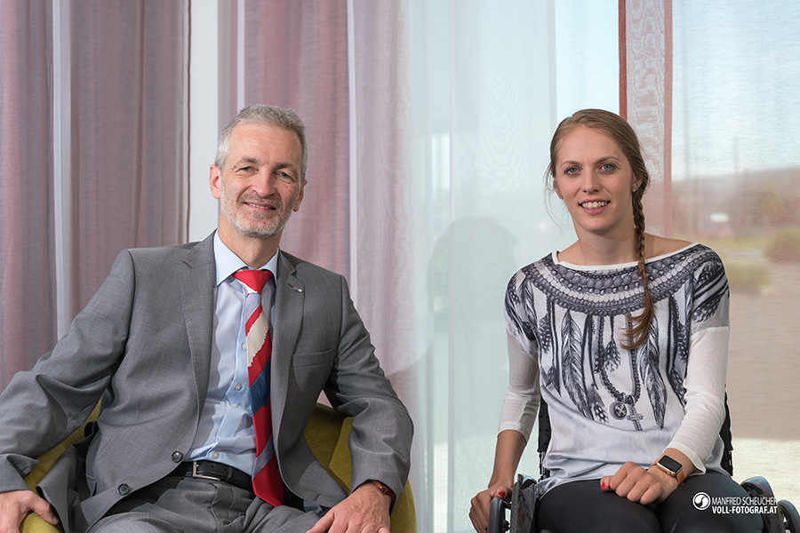 Kira Grünberg beim Interview